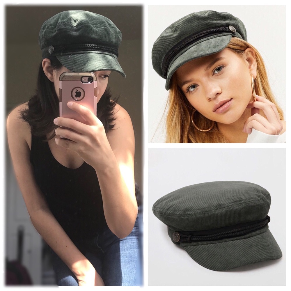 NWT PacSun Corduroy Baker Boy Hat